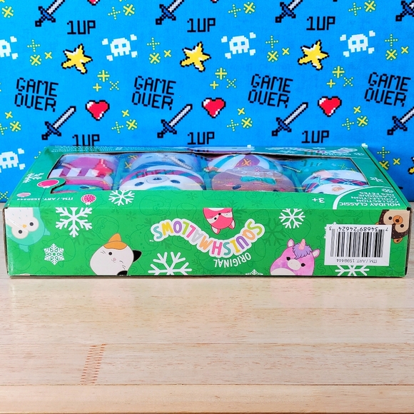 Squishmallow Holiday Classic Collection 4" Set of 8 UltraSoft Christmas Plush - Picture 3 of 6